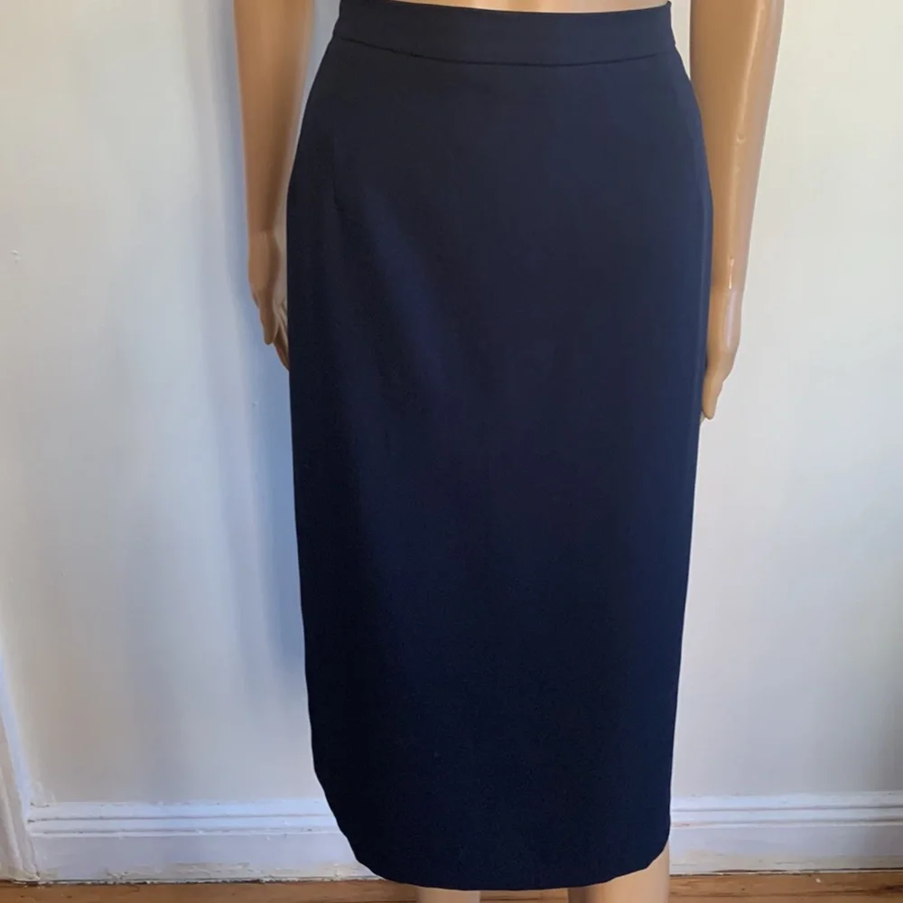 LESLIE FAY 2 PC Skirt& Coat Length Blazer - Picture 7 of 9